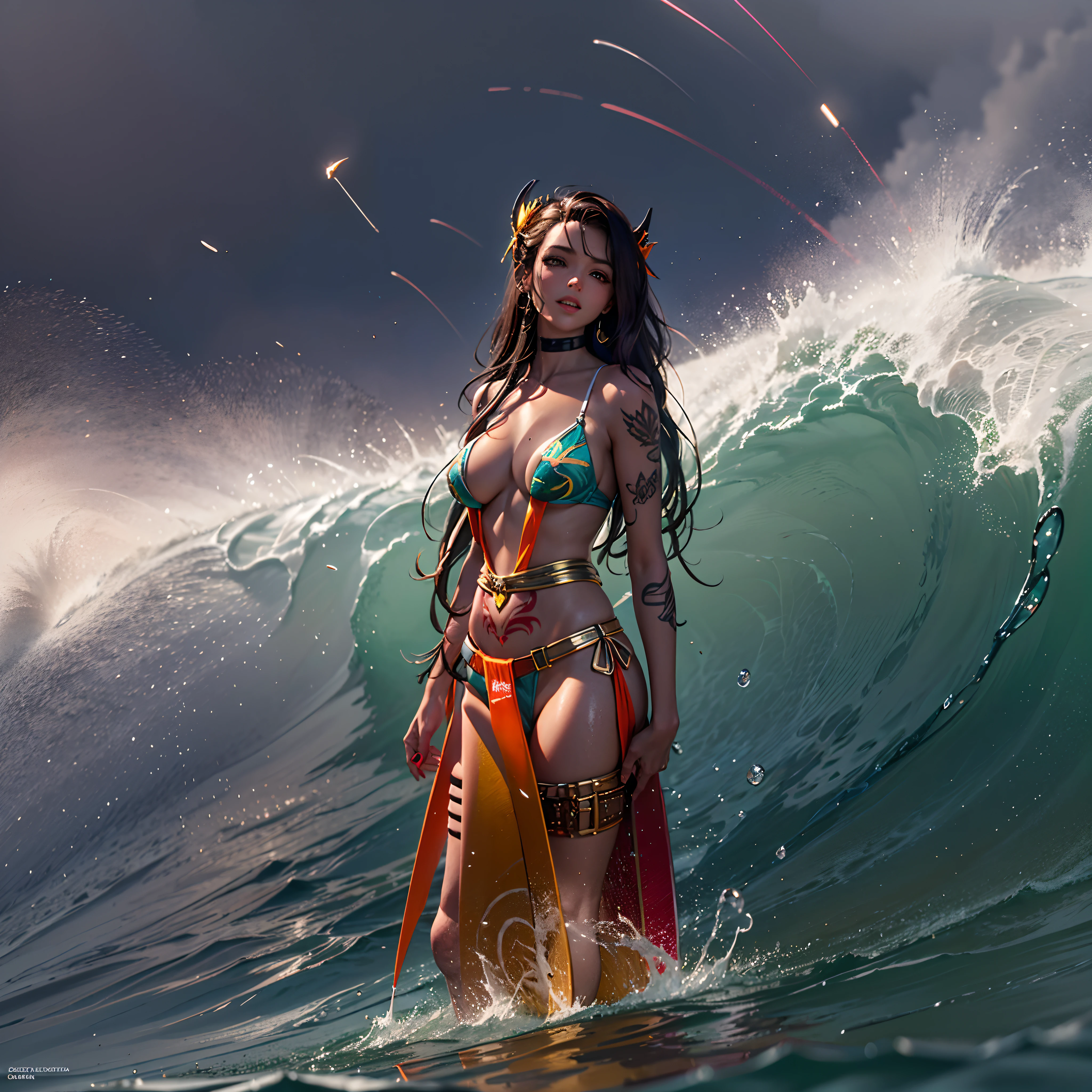 Sun epic Masterpiece Beach deep path wave_fluent Ocean waves Sea storm 🎈🍦🍹❤🔆🕡(😘👩🎀👗⚜👒🥿👡🩲💅)🎪🎢🎡🎠 sunlight Goddess backlight beholder mounted_Surfboard mounted_wave_torus oasis Suncraft Artificier hearth sundrop urban Equirectangular_360 "Armada" contre-jours paddle_board "Heavy Metal" sailing_surfboarding Devastating Will-o'-the-wisp iota pixie sprite luminescence war battle mature female "luis Royo" dazzling ride_surfing_wave_on-surfboard Cosplay riders_flow richesse Amiral decorated Commander jukebox Pilots jacket cow-boy flag Earth tsunami ultra pro-Photorealistic optimal ultra_high-quality opengl-shaders ultra_high-detail accurate reflex ultra_high-resolution perfection graduates volumetric lightning improved Octane_rendues UHD XT3 64K 32K DSLR HDR UnrealEngine5 3dcg shadow analogiques extatiques symmetrical ((athletic Diva african body tanmed skin hairstyle dreads bangs suave cheekbones effects embarrassed glushes dark eye-liner saphirs gorgeous ultra saturate (red Bright eyes, red Bright eyes) beautiful eyes black pupils brown iris lazulis turquoise open mouth teeth (tongue droplet water drop of water) obvious smiles choke Floating Jacket Eccentric Cape Levitating Shoulders-Off Shirt Lace Clavicles White Papillotes embroidered leathers breasts reveal sideboob satin livid yellow orange corsait thick felt skirts matching bristles ample swinging spinels navel waist belt-chastity revealing heart diamond padlock silver agate pubis scarlet pubis-hairy indigo bristles protrusions silk Snap-lock tin gold garters thighs legs stainless steel boots)) gothic onyx rubis summon milkweed floraison invoque viceroy magic incandescente creature CGSCOSITY butterfly Cristallines Monarch wings flash blow glow opale straight chrome flat rune lava bands population outfits armor heavy Tourmaline glyphe plasma "cyberpunk" background sailing_ship glass mirror monster Fire Blast Flame Chef-D&#39 (par Michelangelo) tattoo Bruce_Weber sex girl naked nsfw varied multi etc.