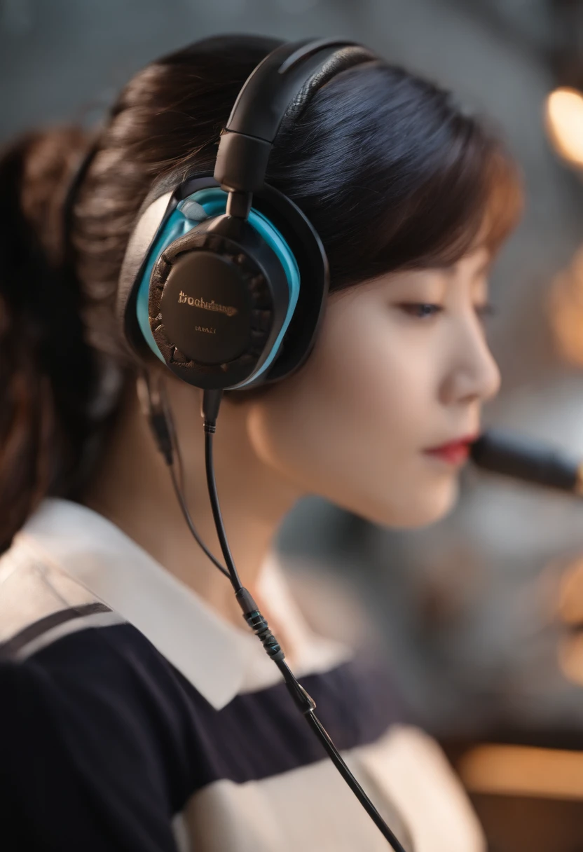 vocal recording headphone youngmale  mic japanease