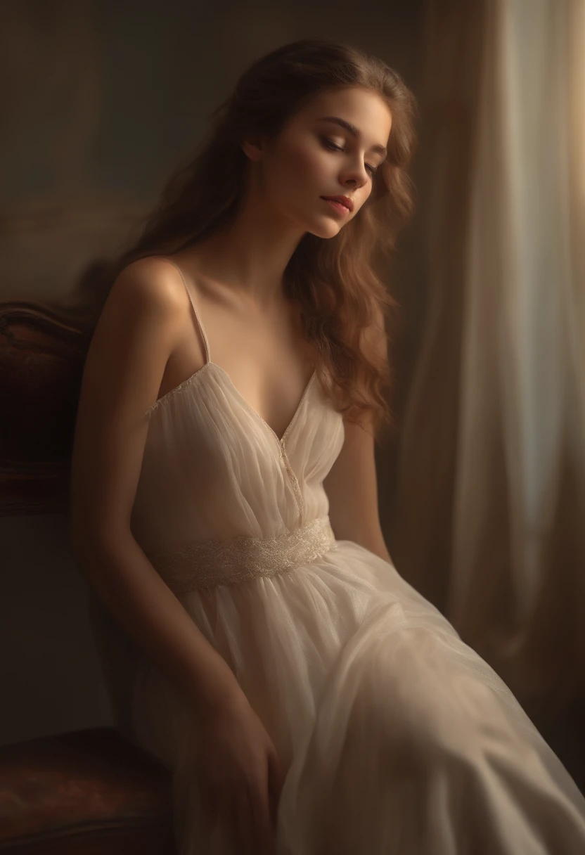(best quality,4k,8k,highres,masterpiece:1.2),ultra-detailed,(realistic,photorealistic,photo-realistic:1.37),portrait,painting,beautiful,adorable,charming,age girl,nude,bare skin,lovely smile,innocent eyes,intense gaze,silky hair flowing down her back,teenbeauty,graceful pose,youthful radiance,vivid colors,subtle shadows,soft lighting,dreamy atmosphere,ethereal feel,gentle brushstrokes,feminine curves,delicate features,rich textures,artistic charm,serene expression,endless artistic interpretation.