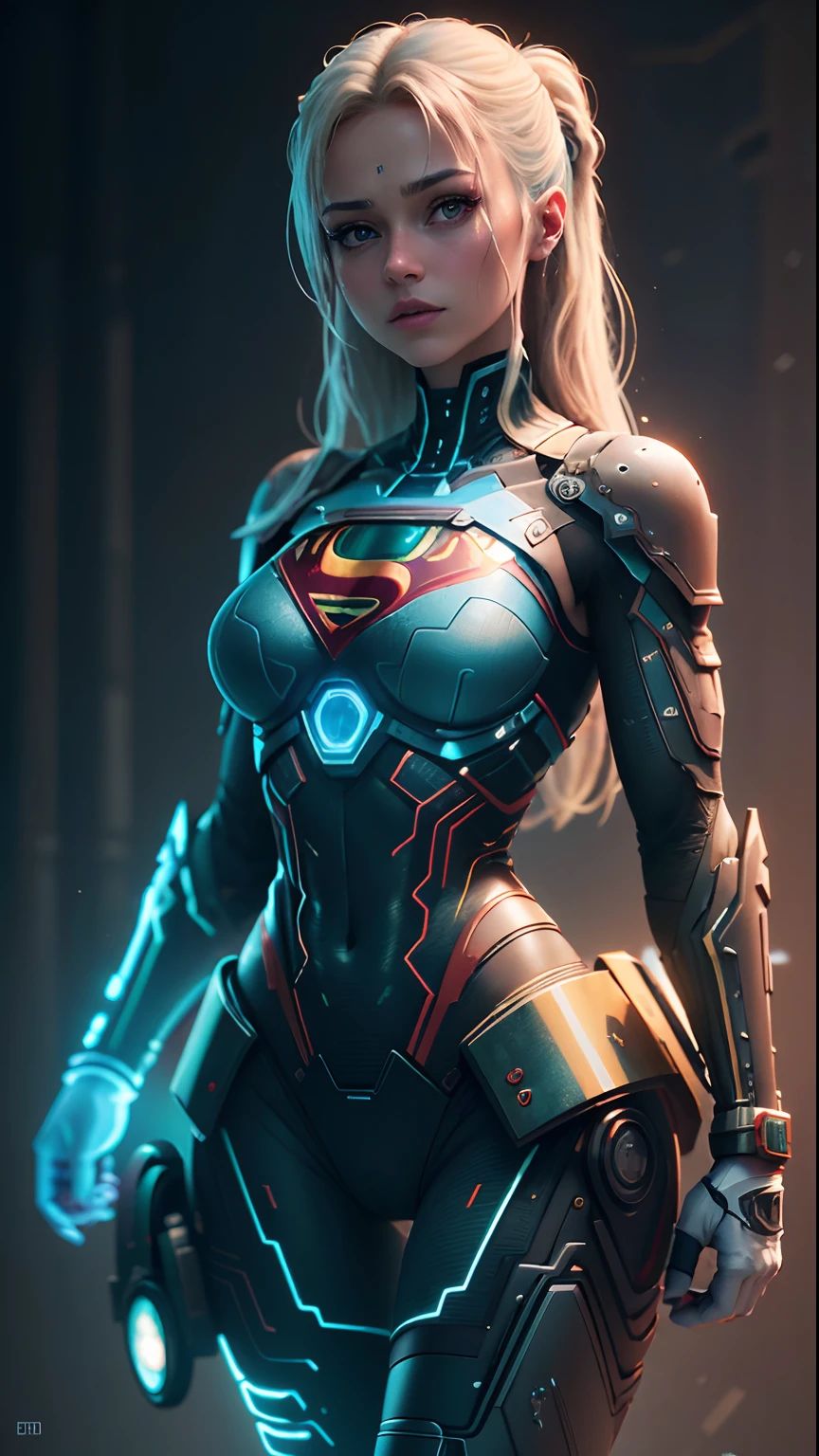 ((melhor qualidade)), ((obra-prima)), (detalhado: 1.4), ..3d, uma imagem de uma linda mulher supergirl cyberpunk,HDR usando letra S do superman no peito (high dynamic range),ray tracing,NVIDIA RTX,Super-Resolution,irreal 5,Subsurface dispersão, Textura PBR, Post-processing, anisotropic filtering, profundidade de campo, Maximum clarity and sharpness, texturas multicamadas, Albedo e mapas Speculares, surface shading, Accurate simulation of light-material interaction, perfectly proportions, octan render, Two-tone lighting,Abertura ampla,ISO baixo,White balance,thirds rule,8K BRUTO,CircuitBoardAI,