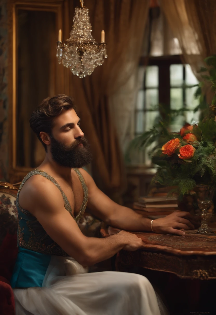 un francais avec une barbe