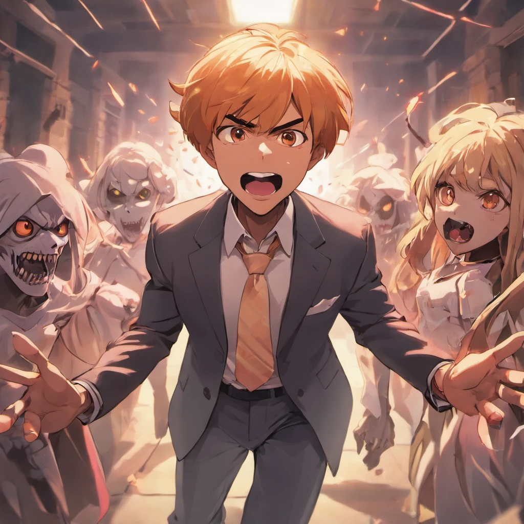 Steve harvey getting chased by ghouls