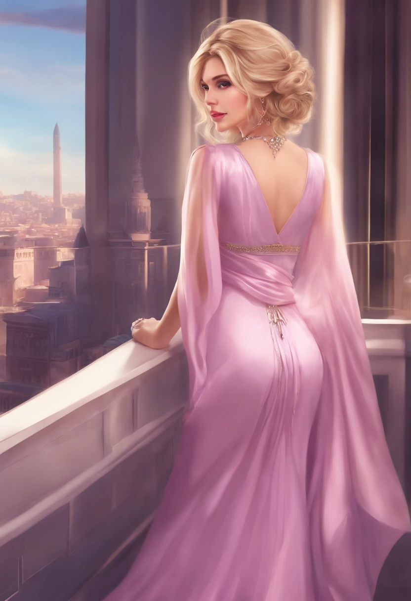 The blonde queen of big breasts becomes RBQ