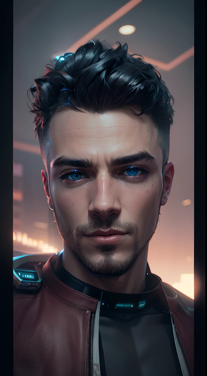 Cyberpunk, handsome boy ,8k, ultra realistic