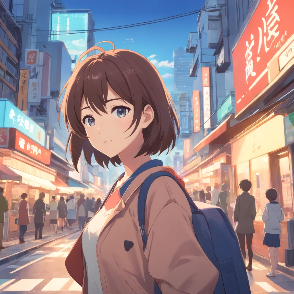 There was a woman standing with a camera on the street, realistic anime 3 d style, Selfie in 8K, a beautiful anime portrait, photorealistic anime, Anime style. 8K, realistic anime art style, Stunning anime face portrait, Anime Realism Style, kawaii realistic portrait, 3 d anime realistic, Portrait Anime Girl, Realistic art style, Anime Style 4k