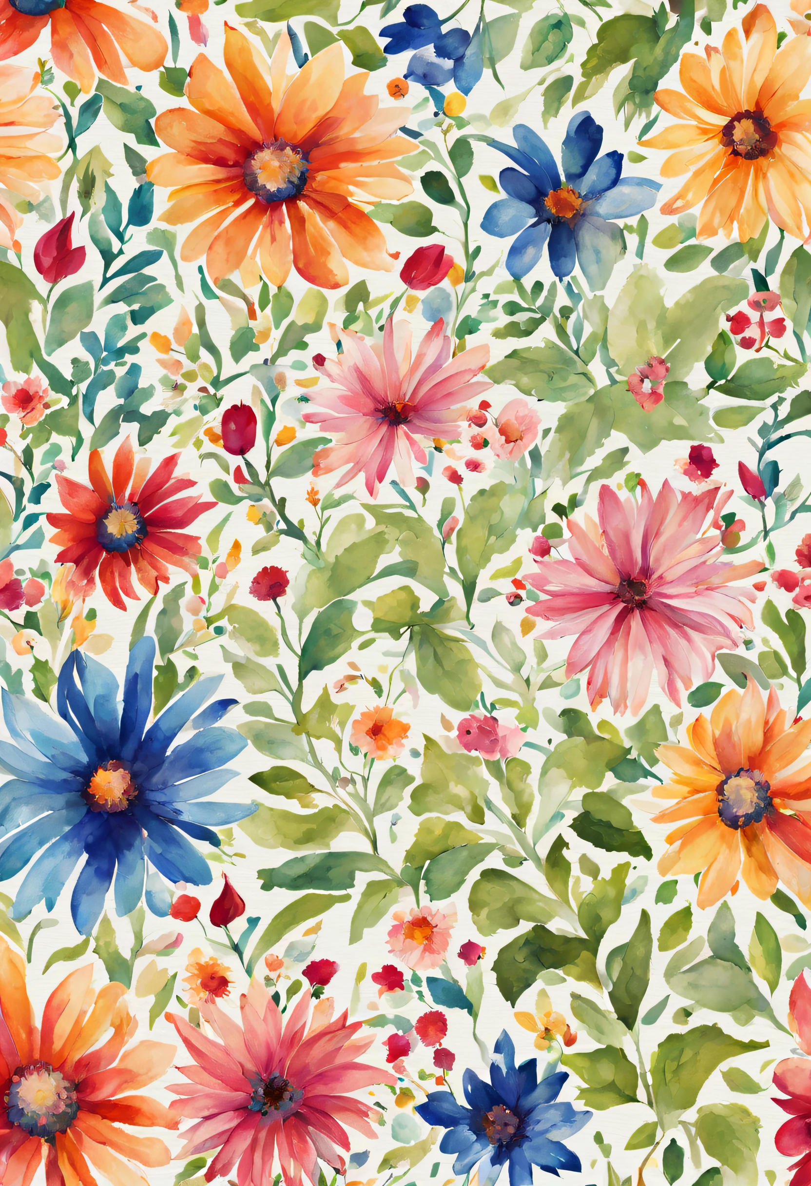 there is a picture of a picture of a flower pattern on the wall, fine art print, floral splash painting, botanical print, boho floral vines, canvas art print, floral explosion, ornate floral, fine art illustration, fun vibrant watercolor, delicate garden on paper, graphic print, floral pattern, botanical poster, society 6, paisley, botanical artwork, floral patterned skin