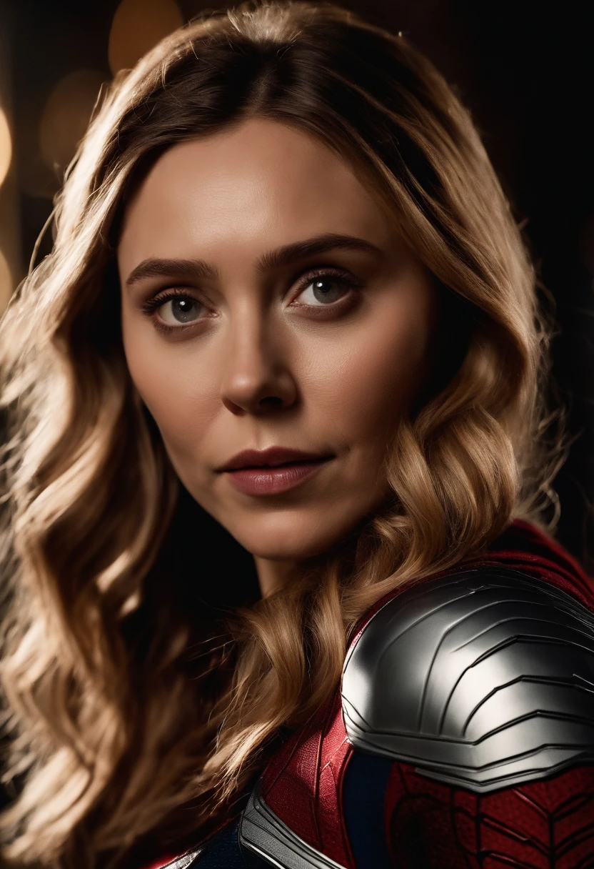 Marvel elizabeth olsen Front-facing spider-man