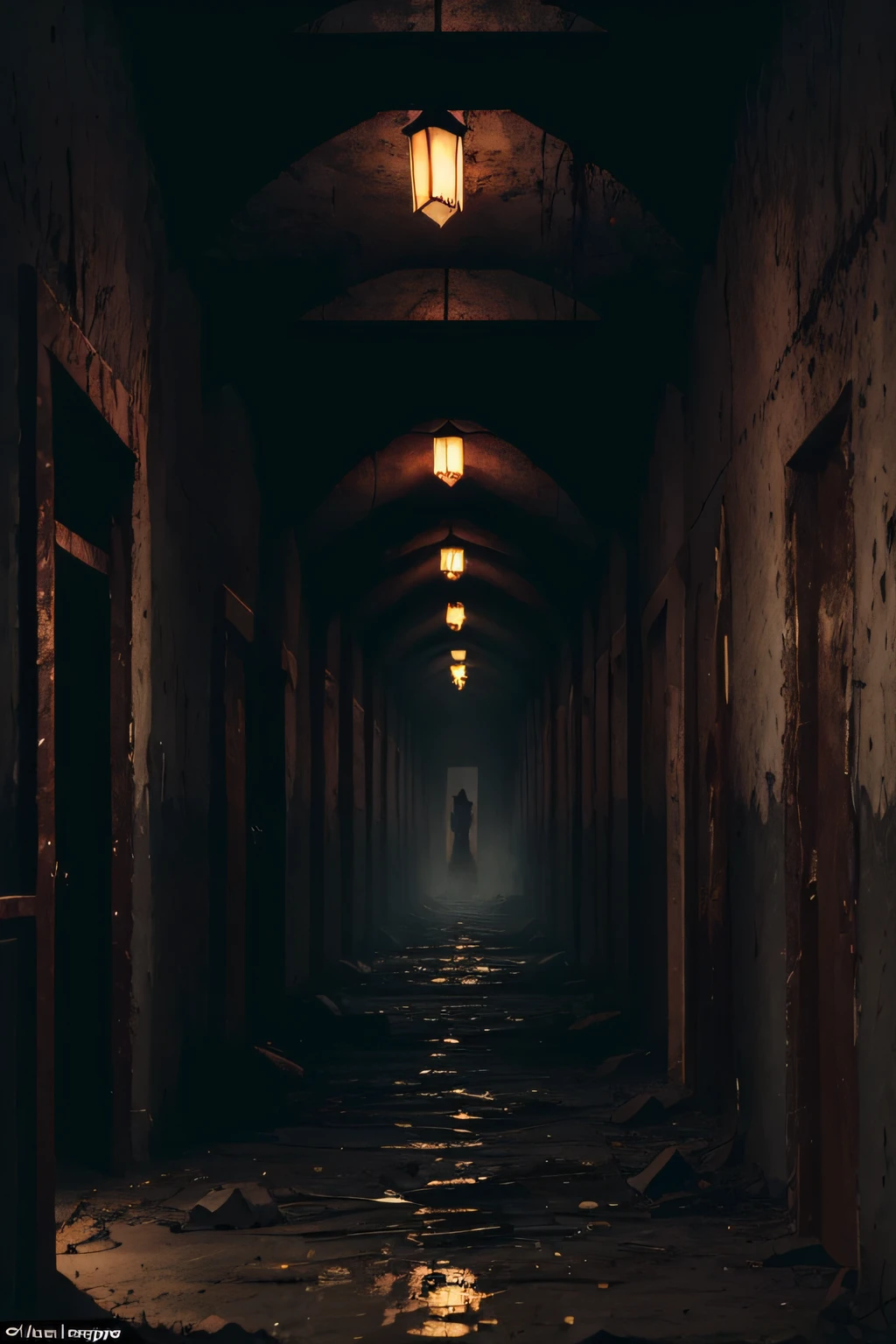 Hell: the shuffling of feet in dark places, the moans of worthless sinners. Hell is where the soul is crushed and destroyed. It is a place of endless suffering. It is a place of silent weeping and gnashing teeth. Everything is coated in ash, the air is thick and oppressive, almost unbreathable. Masters whip and laugh. Fear is constant and gnawing hunger guaranteed. Forced to toil eternally with no perceivable progress. The sick and dying stay in the state in which death met them as do the countless mangled, bloated, and wretched bodies.