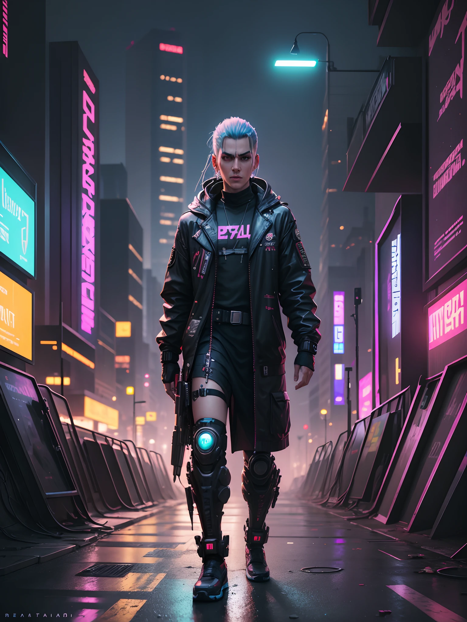 Change background cyberpunk,realistic botal ,8k ,ultra realistic