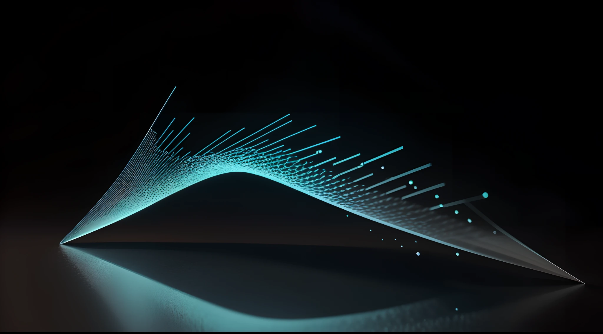 Engaging 3D visualization featuring stunning graphs、glinting