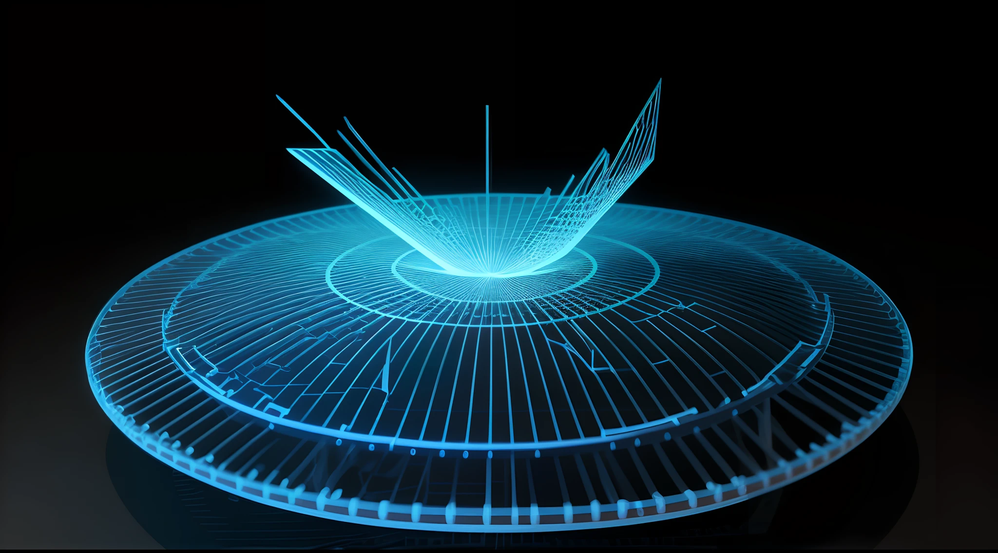 Engaging 3D visualization featuring stunning graphs、glinting