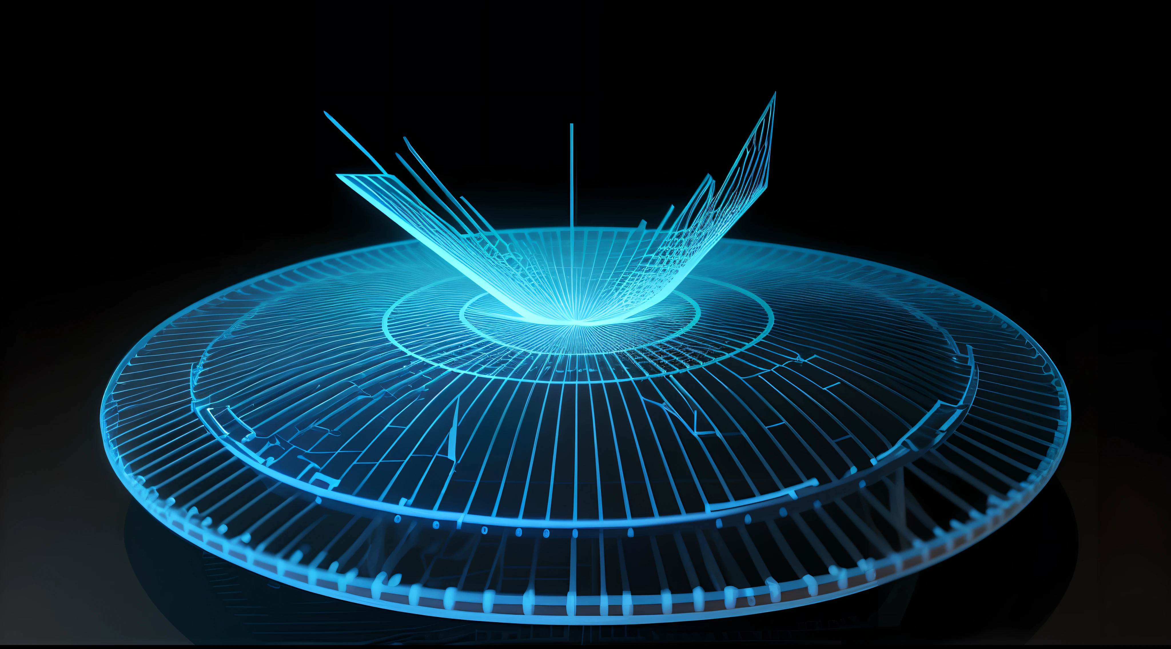 Engaging 3D visualization featuring stunning graphs、glinting