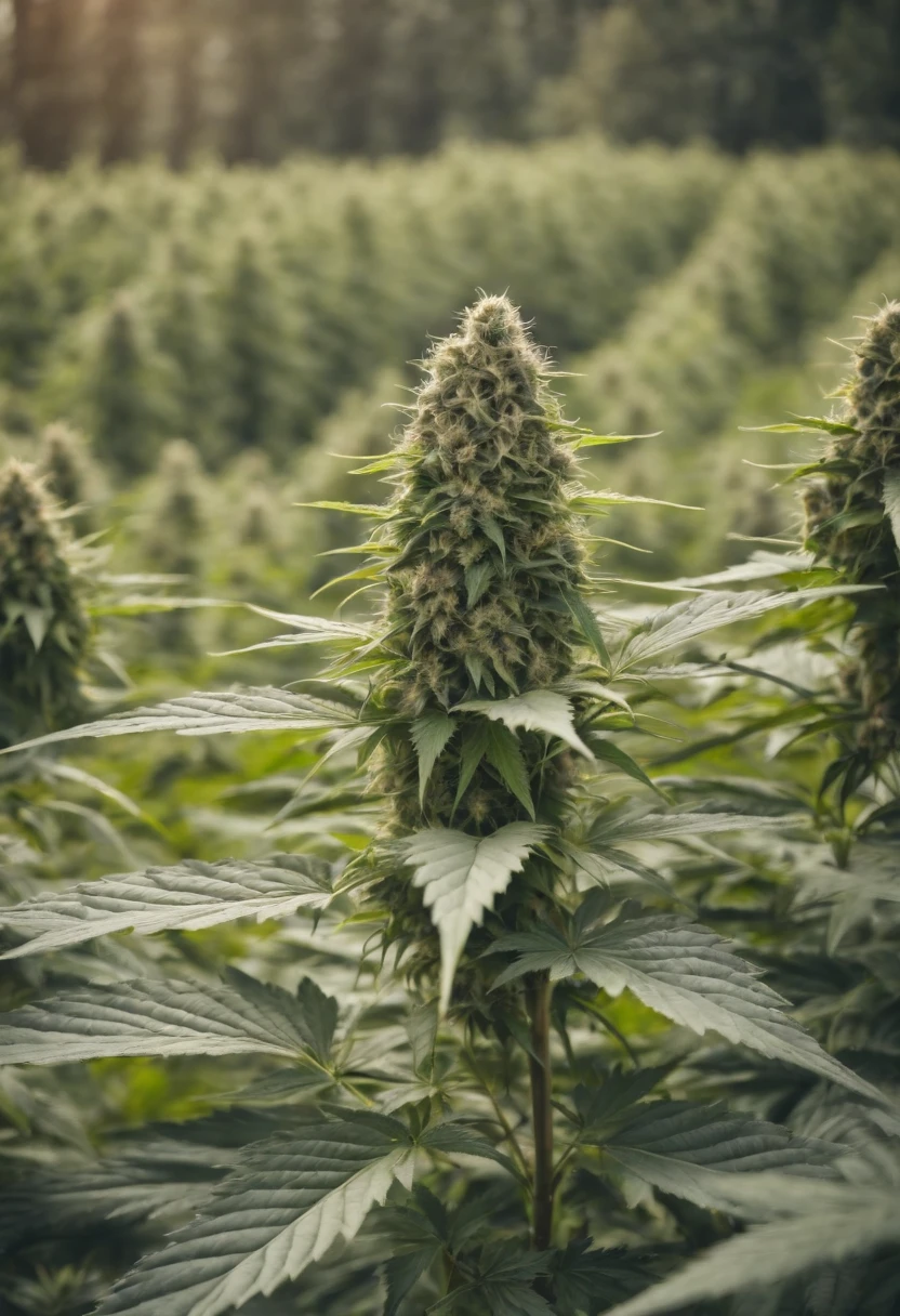 A gigantic and sustainable cannabis plantation