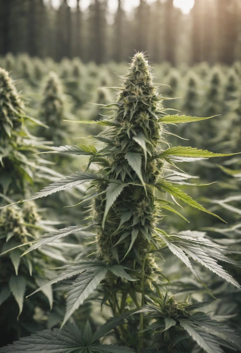 A gigantic and sustainable cannabis plantation