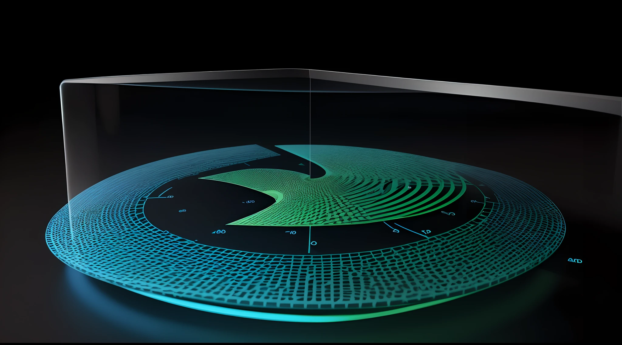 Engaging 3D visualization featuring stunning graphs、glinting
