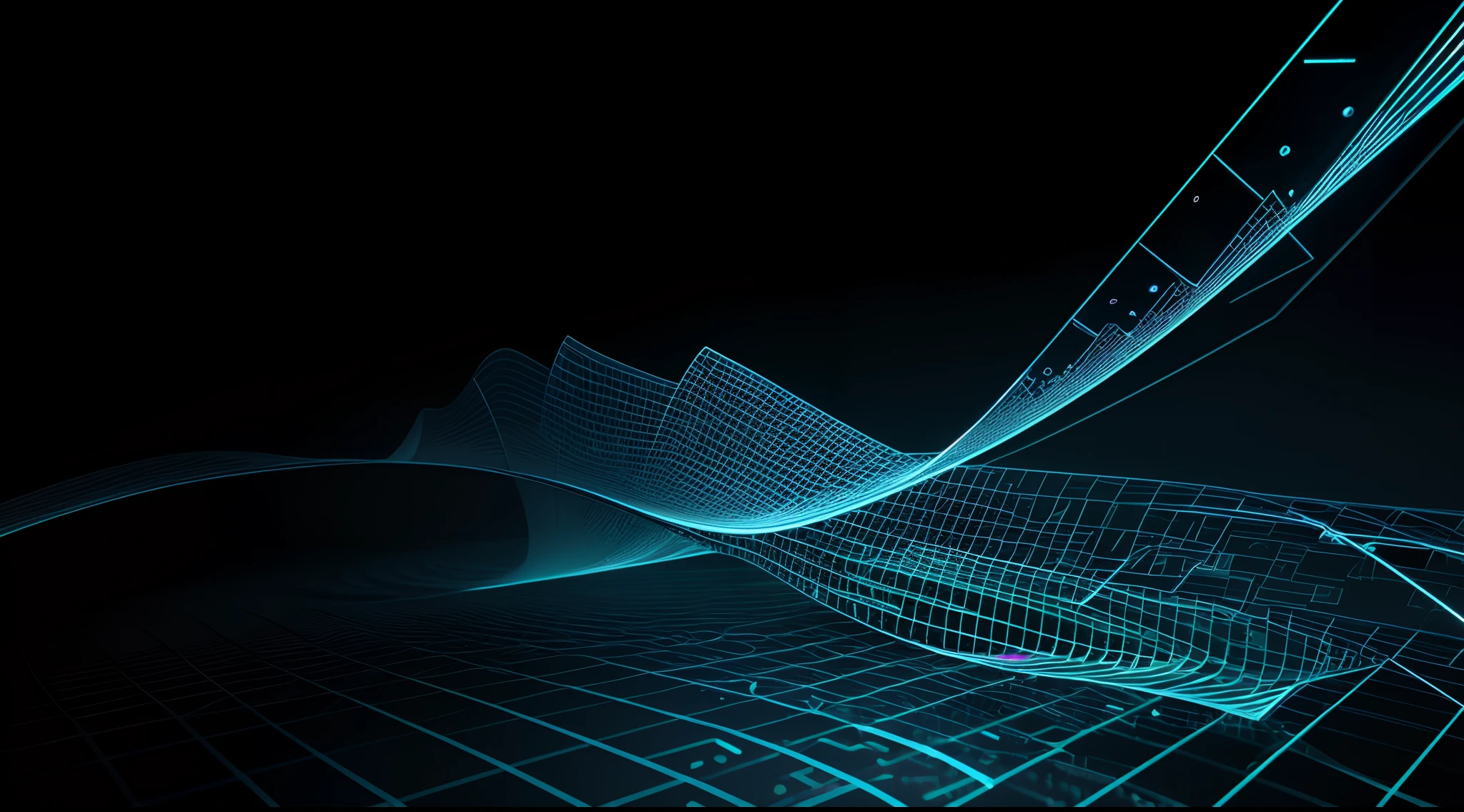 Engaging 3D visualization featuring stunning graphs、glinting