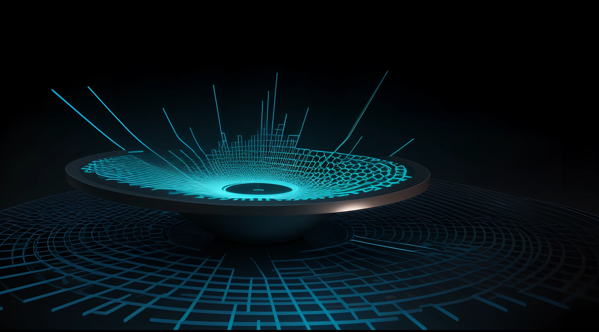 Engaging 3D visualization featuring stunning graphs、glinting