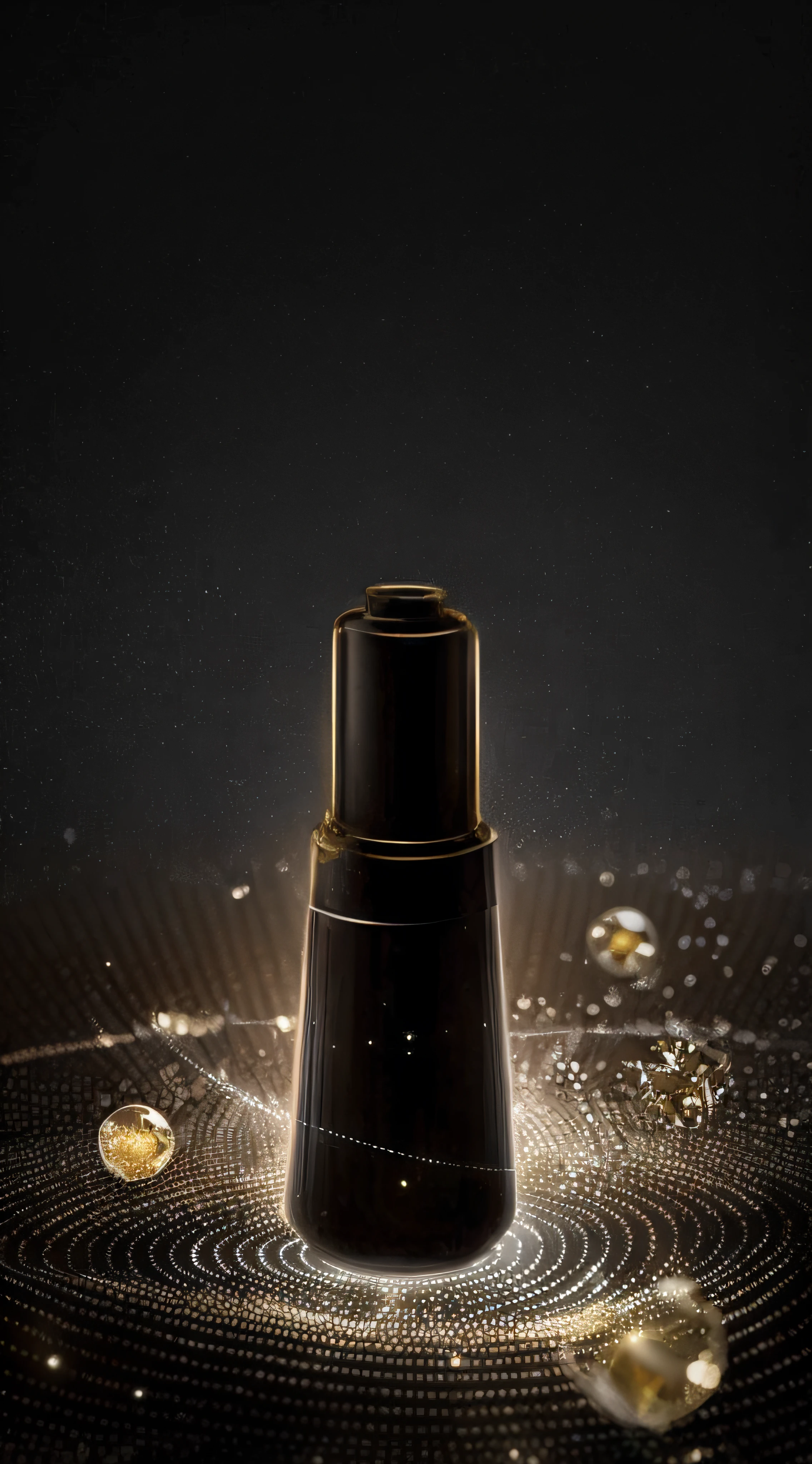 Clear particles of gold