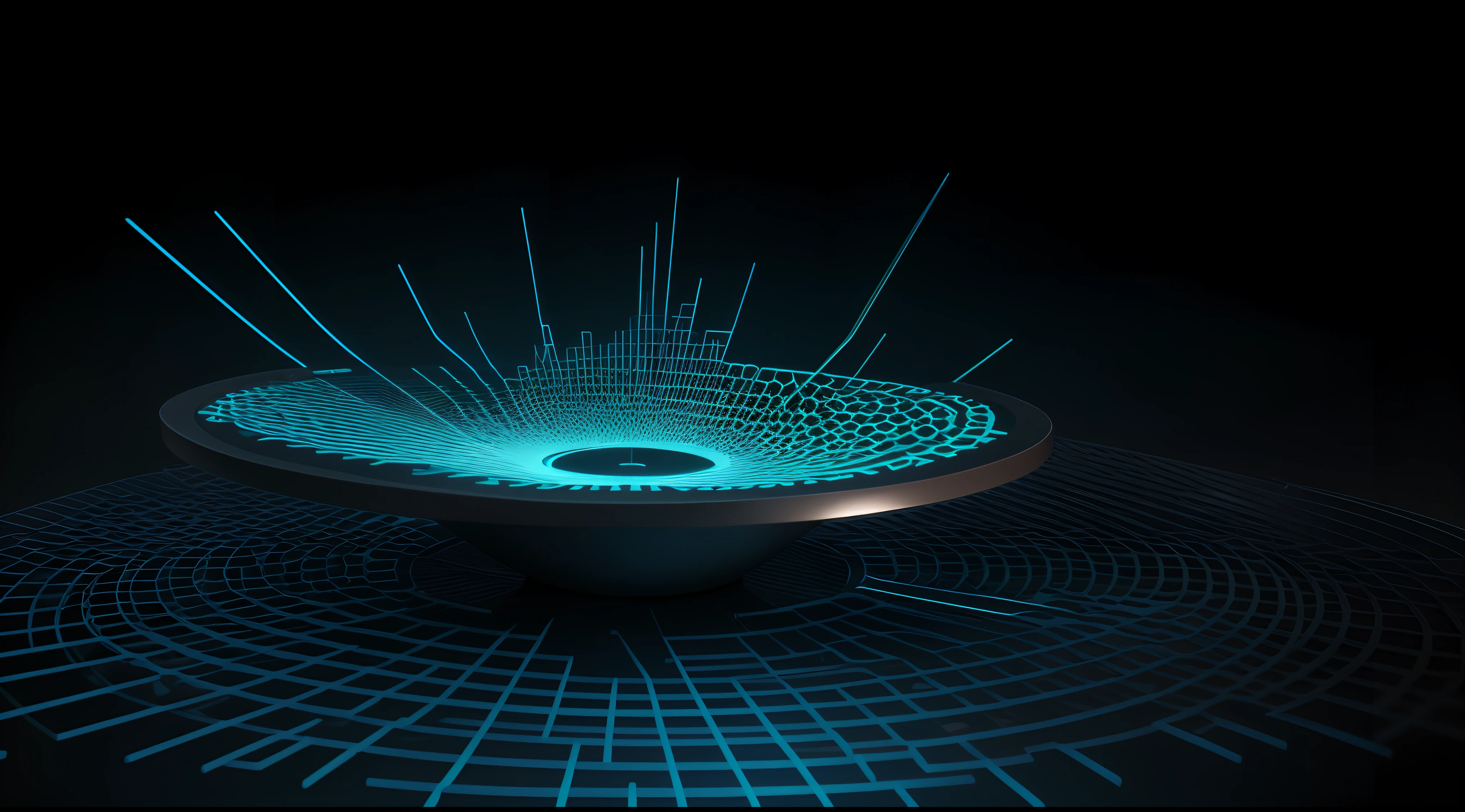 Engaging 3D visualization featuring stunning graphs、glinting