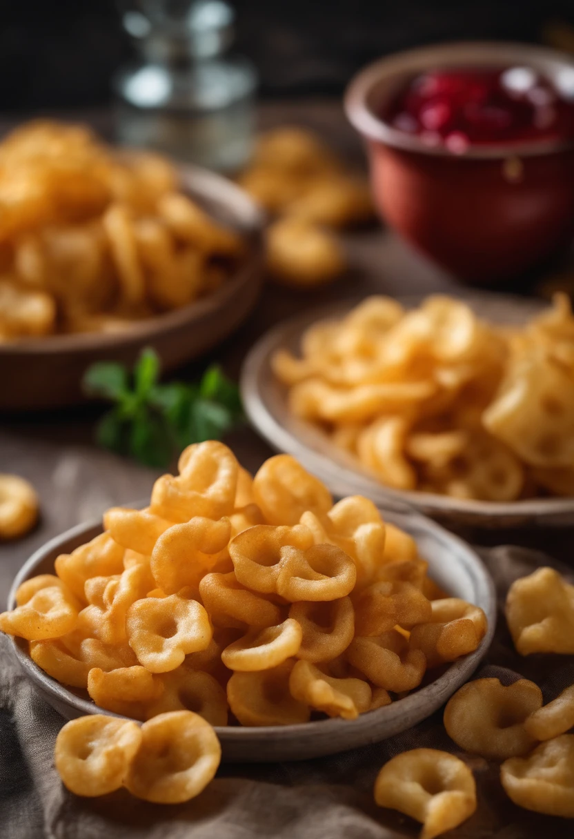 hot Crispy Macaroni Chips for instagram