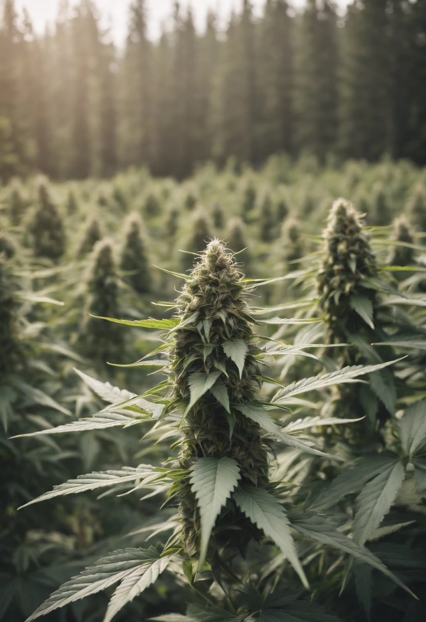 A gigantic and sustainable cannabis plantation