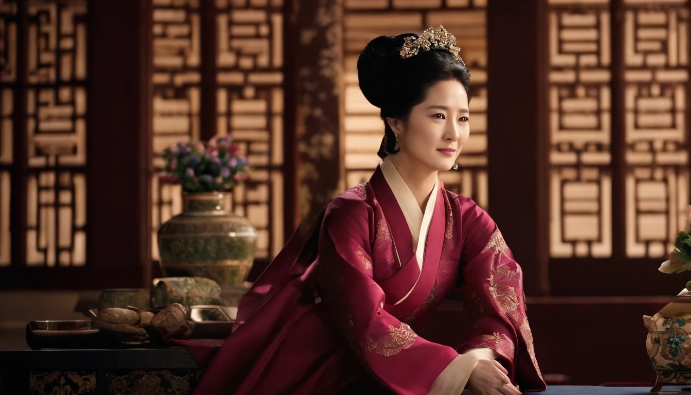 make the cover for the Korean drama Jewel in the Palace Lee Young Ae and Ji Jin-hee