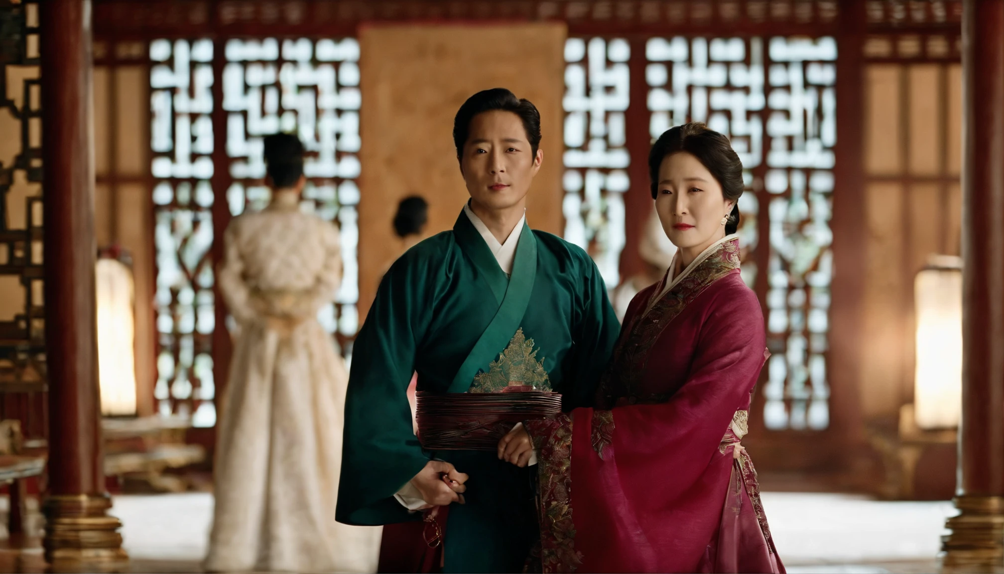 make the cover for the Korean drama Jewel in the Palace  Lee Young Ae and Ji Jin-hee