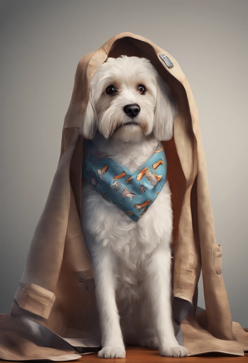 Pet doctor,Covered with blankets