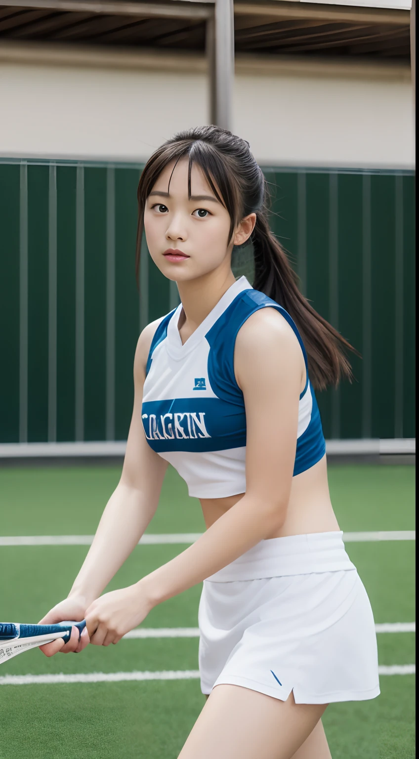 japanese very cute lady playing lacrosse on the school gymnasium, face shadow,age20,enter the whole body,RAW photo,women's athletics wear,face shadow,best quality,realistic, photo-realistic, best quality ,masterpiece,an extremely delicate and beautiful,very realistic,extremely detailed,2k wallpaper, Amazing, finely detail, 8k wallpaper,huge filesize , ultra-detailed, highres, extremely detailed,realistic, 8K, Ultra-High Definition, highest quality, ultra high resolution, (realistic:1.4), High quality texture