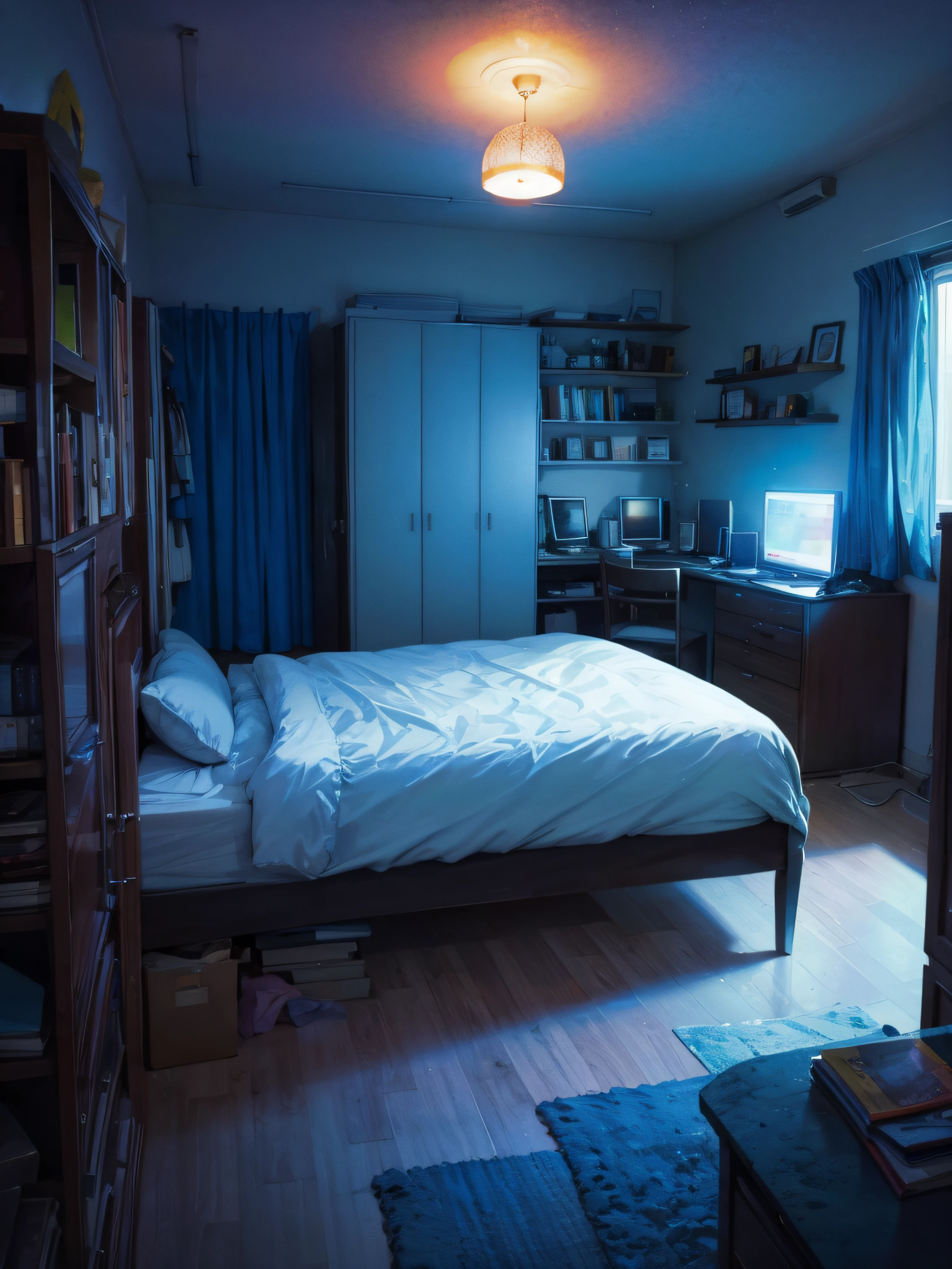 the night,Room with lights turned off