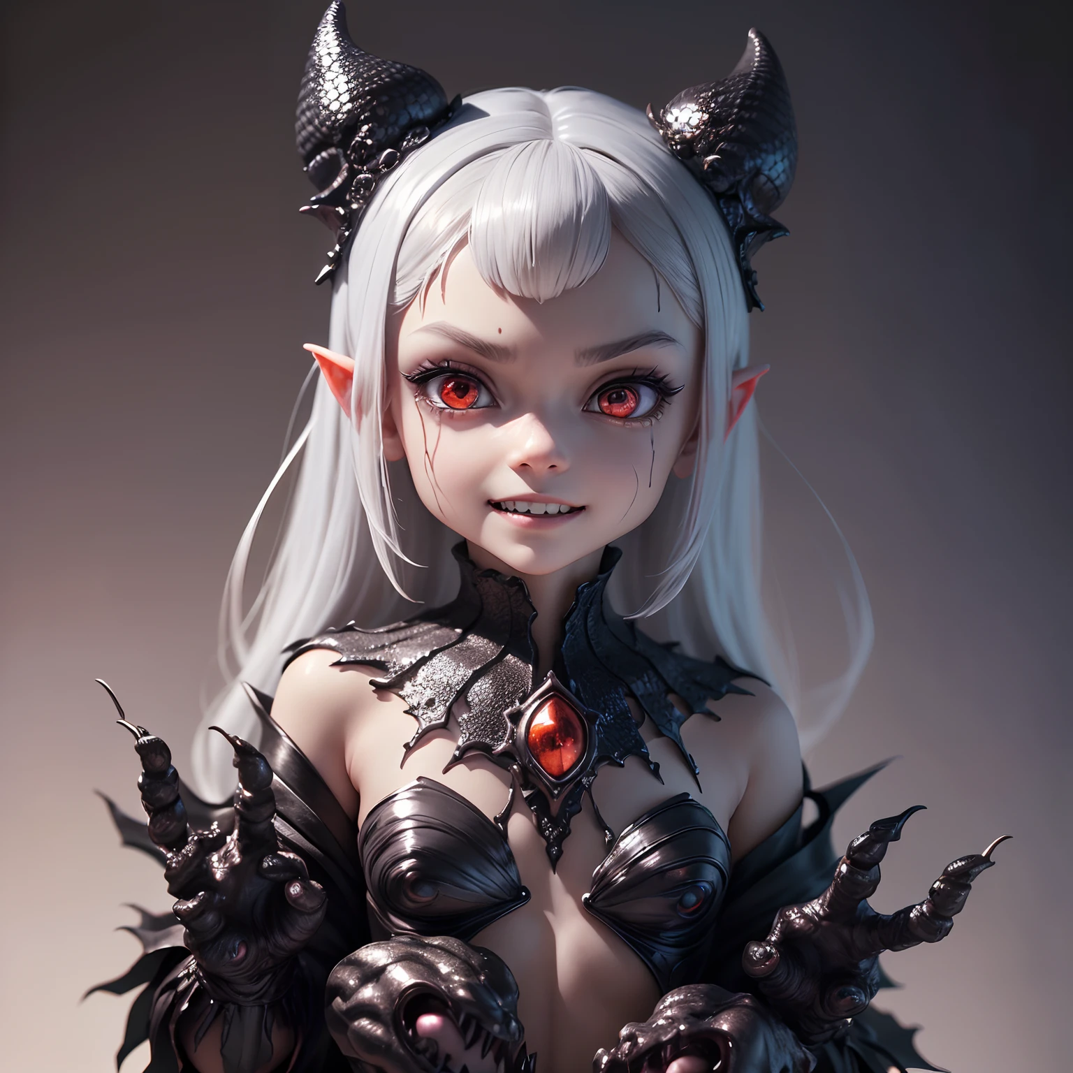 (best quality,4k,8k,highres,masterpiece:1.2),ultra-detailed,(realistic,photorealistic,photo-realistic:1.37),small creepy monster models,3d printed monster figures,miniature monster sculptures,monster figurines,spooky miniature models,detailed monster collectibles,small terrifying creatures,horrifying tiny monsters,minimalistic monster designs,small grotesque sculptures,meticulously crafted tiny monsters,nightmarish small-scale models,dark and eerie 3d figures,haunting small monster replicas,petite creepy creature sculptures,dreadful mini monster statues,ghastly little creature models,minuscule monster effigies,captivating small monsters,unsettling tiny monster models,terrifying pocket-sized monsters
(material:(shiny, glossy, metallic) polymer clay),(material:semi-transparent resin),(material:porcelain) with delicate textures,(material:soft, flexible silicon),hand-painted resin,hand-casted polyurethane,meticulously carved wood models,3d printed models using high-quality materials,(material:metal) to add weight and authenticity,(material:glow-in-the-dark) for an extra eerie effect,(material:marble) for a touch of sophistication,(material:glass) for a translucent and delicate look
(eyes:glowing eyes with realistic iris and pupil details),(eyes:huge, expressive eyes that seem to follow you),(eyes:glowing red eyes),(eyes:sharp and piercing eyes),(eyes:empty and soulless eyes),(eyes:tiny yet mesmerizing eyes)
(faces:twisted and contorted faces),(faces:fierce and ferocious faces),(faces:grimacing and menacing faces),(faces:beady-eyed and toothy-grinned faces),(faces:detailed and sculpted facial features),(faces:small yet expressive faces)
(smiles:grinning with jagged and pointed teeth),(smiles:sinister and evil smiles),(smiles:wide and menacing smiles)
(bodies:deformed and twisted bodies),(bodies:gaunt and skeletal bodies),(bodies:tentacled and multi-limbed bodies),(bodies:slimy and slim bodies),(bodies:scaly and reptilian bodies),(bodies:frail and fragile bodies)
(p
