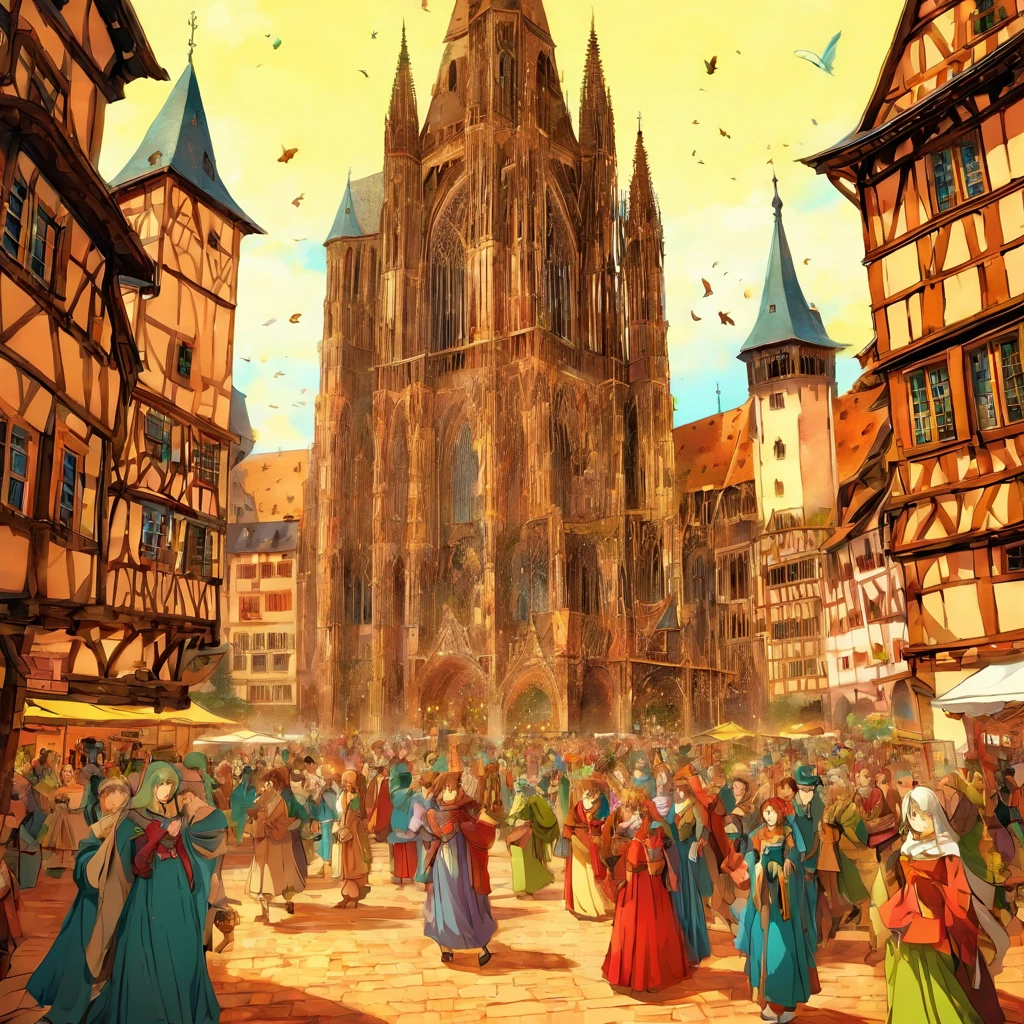 A bustling city square, July 1518, Strasbourg. In the year 1518, the city of Strasbourg witnessed something so bizarre, it defies all logic. Picture this - a city already grappling with famine and diseases, becomes the stage for what seemed like a macabre festival. Yes, you heard it right, a festival of non-stop, fervent dancing!