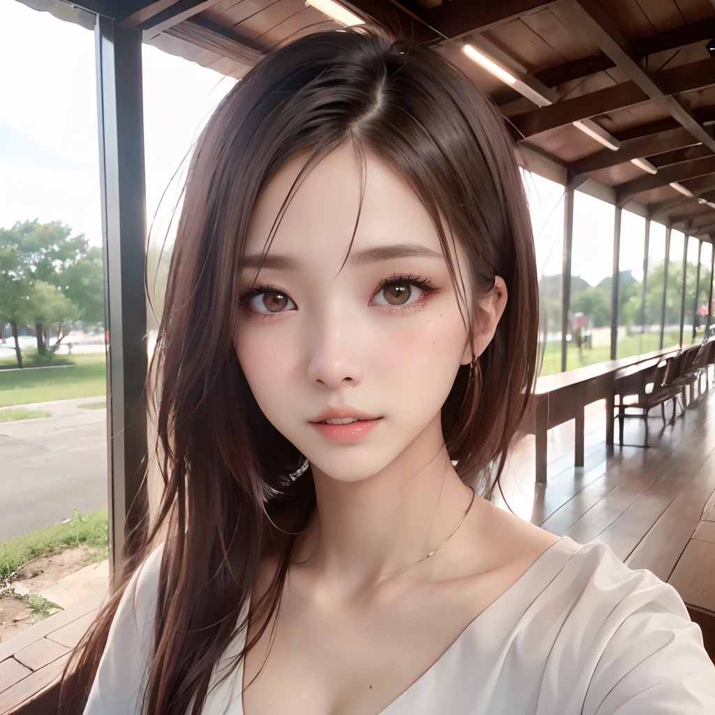8K, Super Detail, ccurate, Best Quality, (Top Quality Masterpiece:1.2), Cynical woman, ((Building roof)), scenary: city, (scenary), Upper body,small tits, Braids, Wearing Maid Cosplay, Sunset, heavy wind, oily shiny skin, Blurry background,Very attractive、超A high resolution、A hyper-realistic、high-detail、the golden ratio、the golden ratio、the golden ratio、Beauty、Beauty、Beauty
