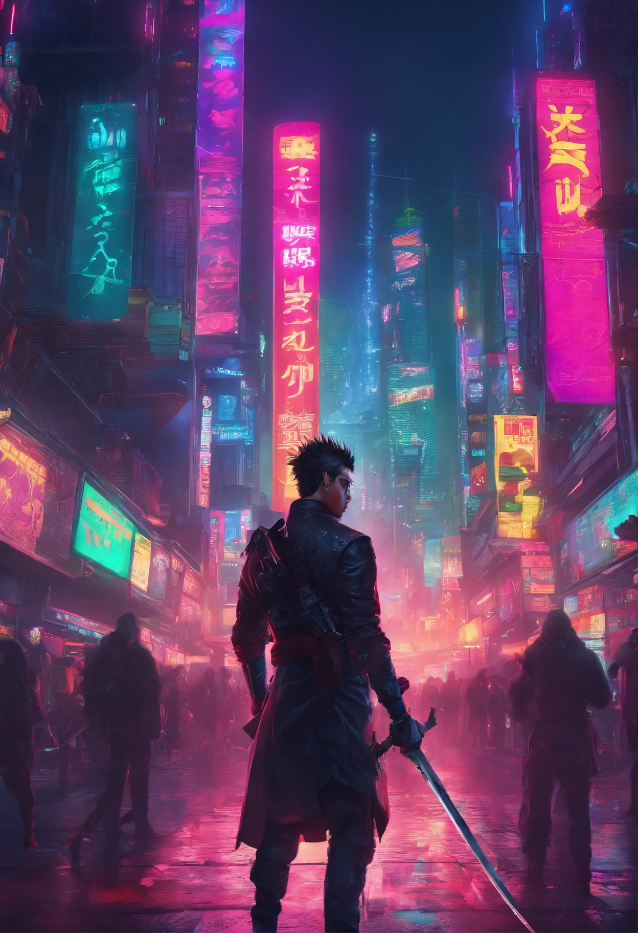 Close-up of a man holding a sword in front of a group of zombies, Roronoa Zoro, Badass anime 8 K, 4k manga wallpapers, Best anime 4k konachan wallpaper, Anime epic artwork, handsome guy in demon killer art, demon slayer artstyle, Anime art wallpaper 4k, Anime art wallpaper 4 K, Anime wallpaper 4K