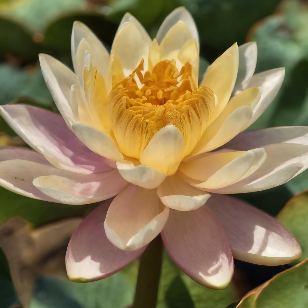 Lotus leaf, lotuses, Eau, zen feeling, (Chinese Courtyard 1.5), rays of sunshine, (The sun shines on the lotus), partial underwater shot, symetry, Polar opposites, Close-up, romanticism lain, OP Art, Contemporary art, Luminism, Cinematic lighting, Sparkle, god light, Ray tracing, hyper HD, retinas, Masterpiece, ccurate, Super detail, Anatomically correct, High details, High quality, Award-Awarded, Best quality, A high resolution, 16k