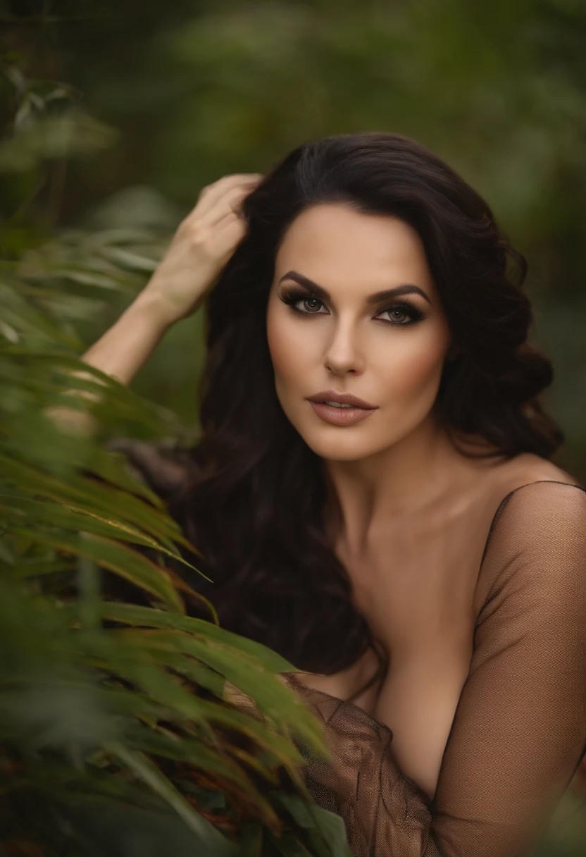 Lana Rhodes with big boobs, al most naked