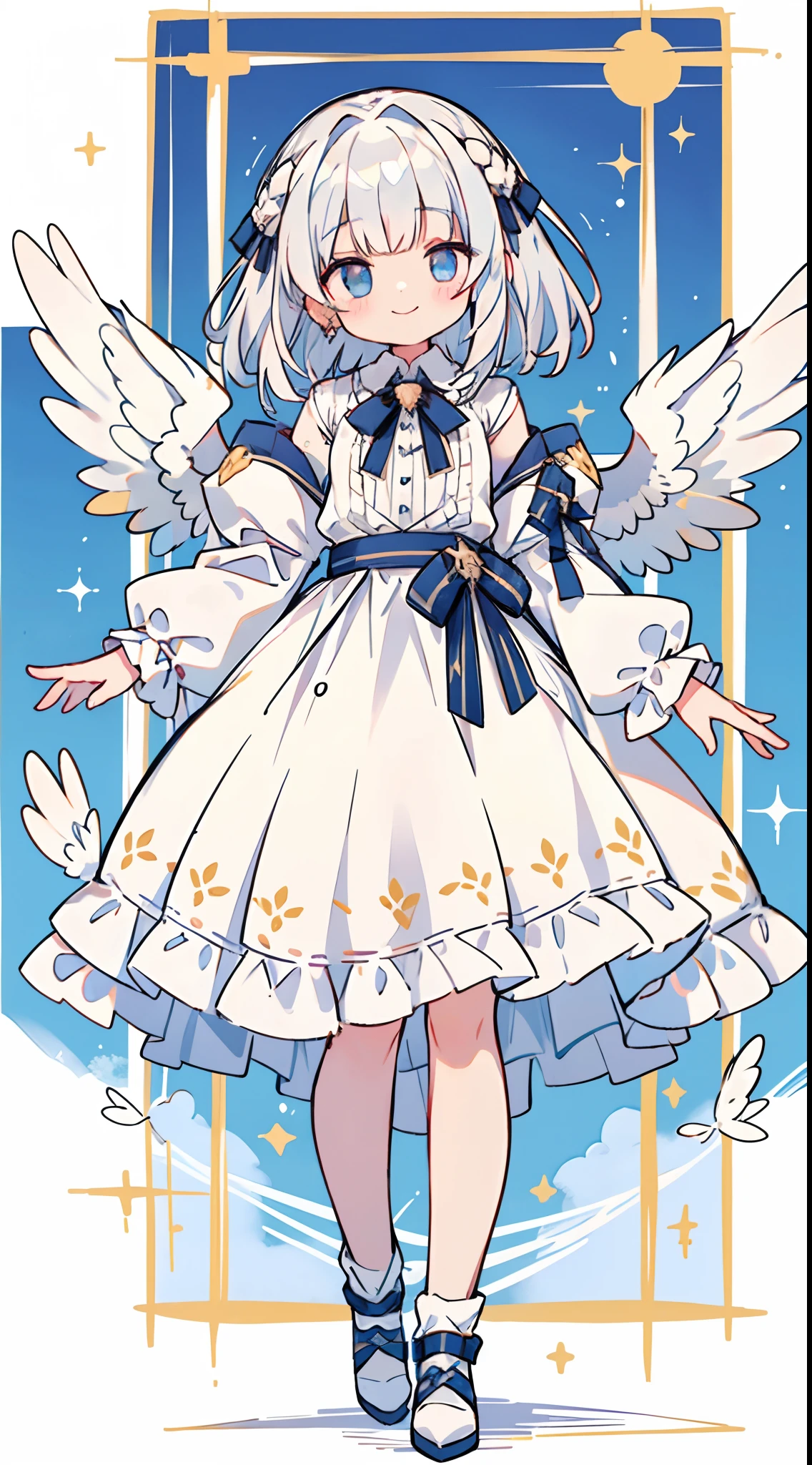 A white-haired angel appeared. ((full bodyesbian、Standing picture))
He greeted me with a kind smile.
spread large wings on the back
It protects us.
The white-haired angel smiled.
Those eyes were full of love.
He took my hand、Guide me.
Such a sense of security
How to walk with a gray-haired angel
I'm not afraid when the wind blows.
Seeing hope for the future
Angels will guide you.