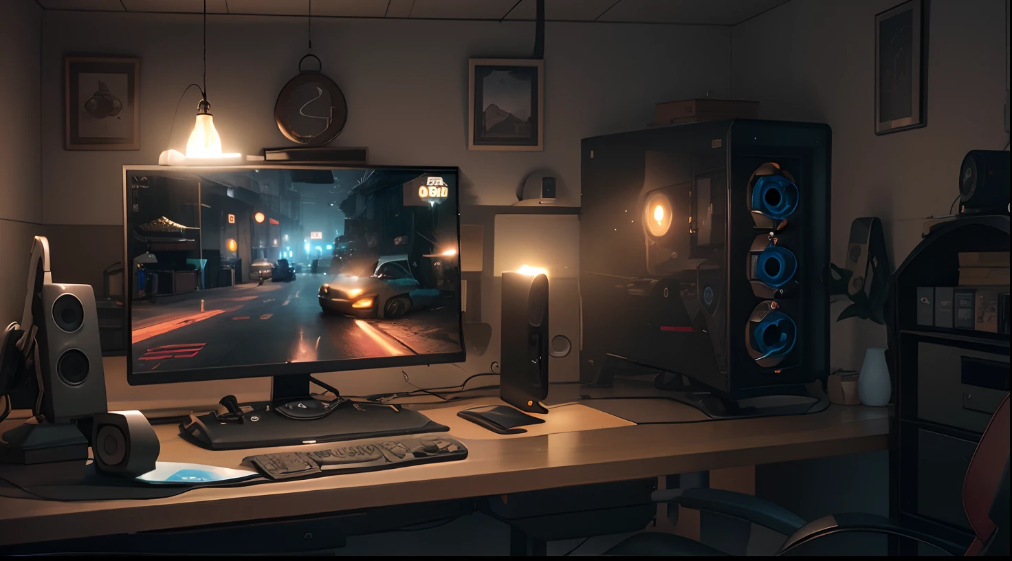 car pictures dark, games and pc
