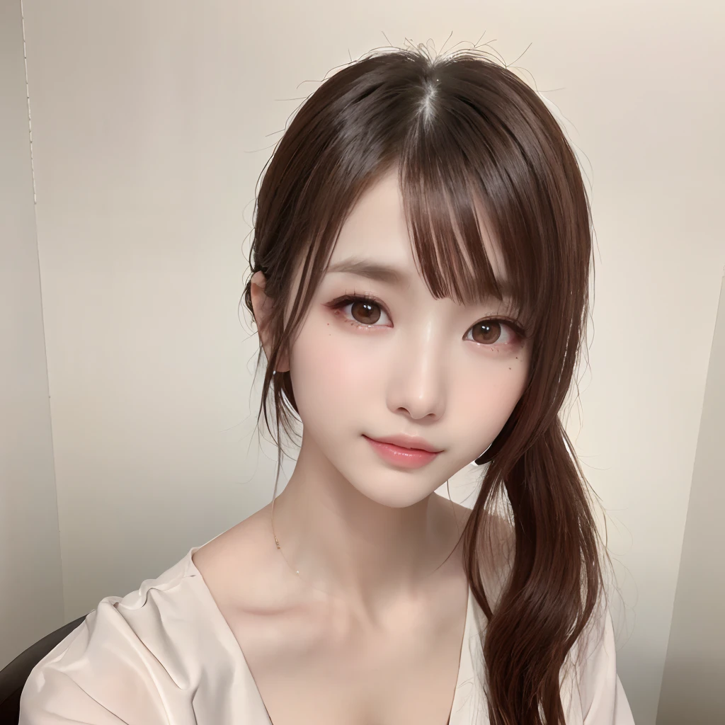 (64k, RAW photo, best quality, masterpiece:1.4), (realistic, photo-realistic:1.3), (20 years old Angel), (1girl:1.5), (medium breasts), show cleavage, Luxurious dresses, (Insanely intricate cute face and eyes), ((face shot:1.2)), especially strong light, (upper eyes), shiny skin, (dark brown hair, semi-long cut:1.2), (flash:1.2), ((seductive posture:1.2, attractive:1.2)), ((good anatomy: 1.2)), perfect face:1.2, portrait, close up:1.3, (charming smile), makeup, lipgloss, blush cheeks, Detailed teeth, Detailed mouth, a necklace, piercings, Bracelet, break, (in the park)
