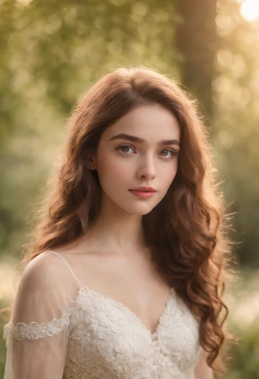 20yr old,Pretty girl,largeeyes,Naturally curly long hair,shift dresses,no bra, Disney-Pixar Style,Atmospheric film style,Super HD, sexy,