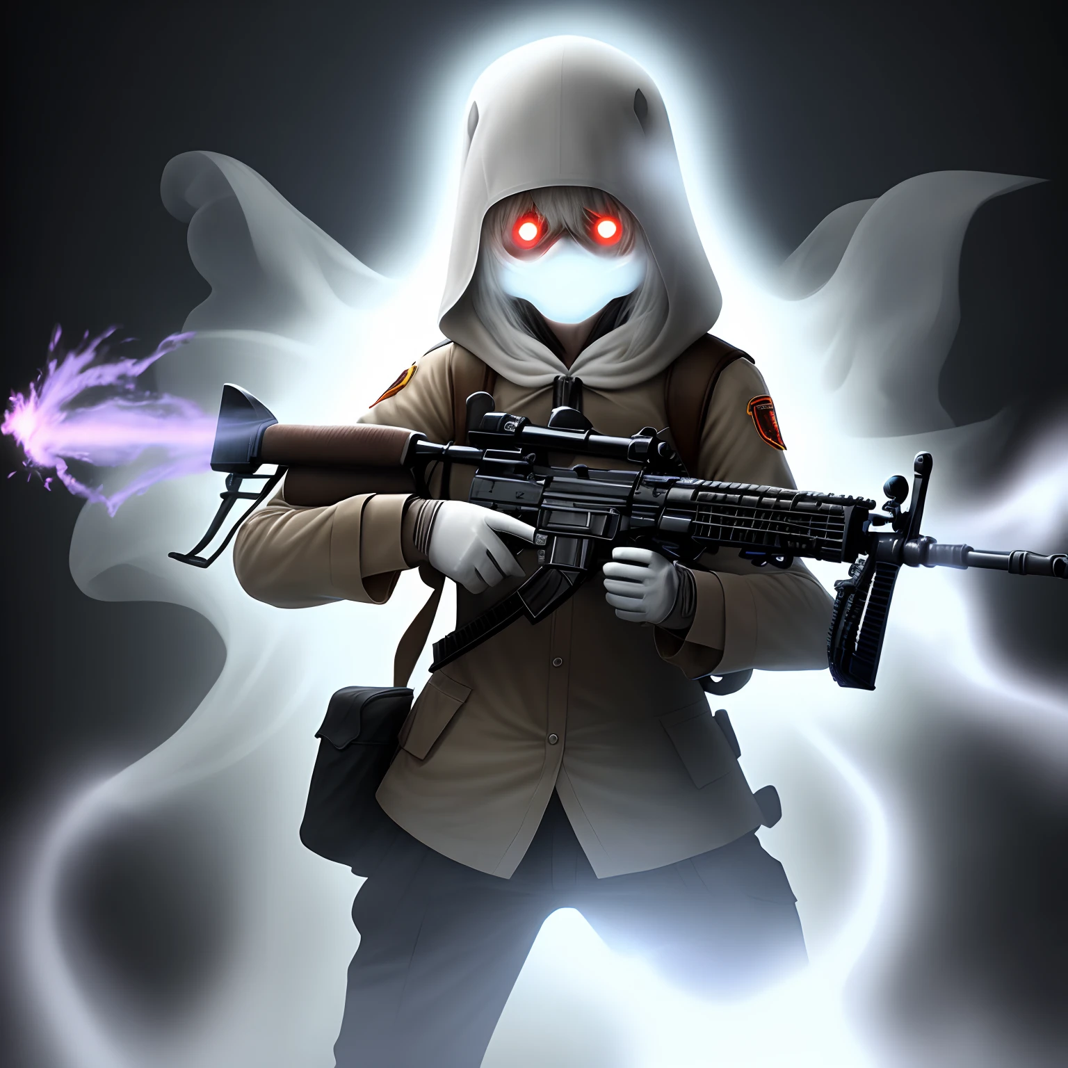 Ak47 that is possessed by a ghost