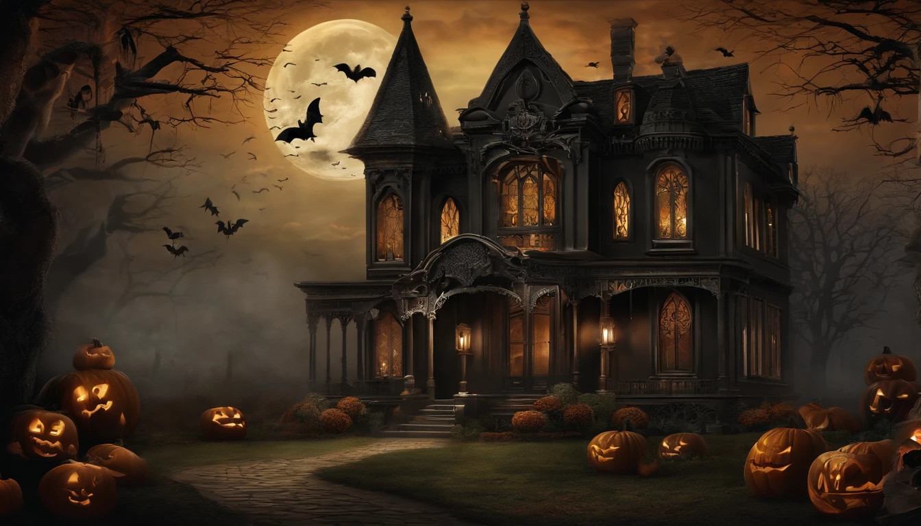 Gothic Halloween Collage Wall Art Style Vintage Dark Academy