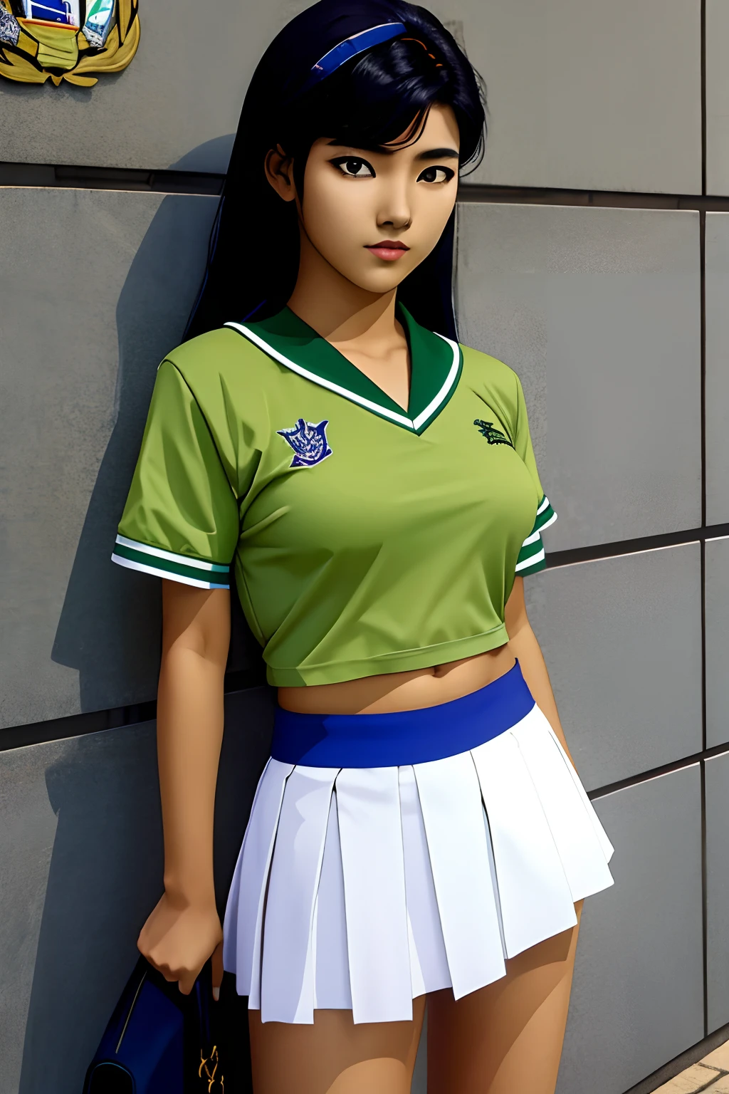 jovem garota colegial coreana