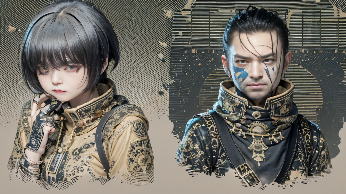 (废墟)Climb the streets(Armageddon)eyes filled with angry,He clenched his fists,Rush up,Deliver a fatal blow to your opponent,full bodyesbian,Full Body Male Mage 32K(Masterpiece Ultra HD)Long flowing black hair,Campsite size,zydink, The wounded lined up in the streets(Doomsday ruins)Climb the streets, The scene of the explosion(Doomsday waste), (Linen batik scarf), Angry fighting stance, looking at the ground, Batik linen bandana, Chinese python pattern long-sleeved garment, rainbowing(Abstract propylene splash:1.2), Dark clouds lightning background,Flour flies(realisticlying:1.4),Black color hair,Flour fluttering,rainbow background, A high resolution, the detail, RAW photogr, Sharp Re, Nikon D850 Film Stock Photo by Jefferies Lee 4 Kodak Portra 400 Camera F1.6 shots, Rich colors, ultra-realistic vivid textures, Dramatic lighting