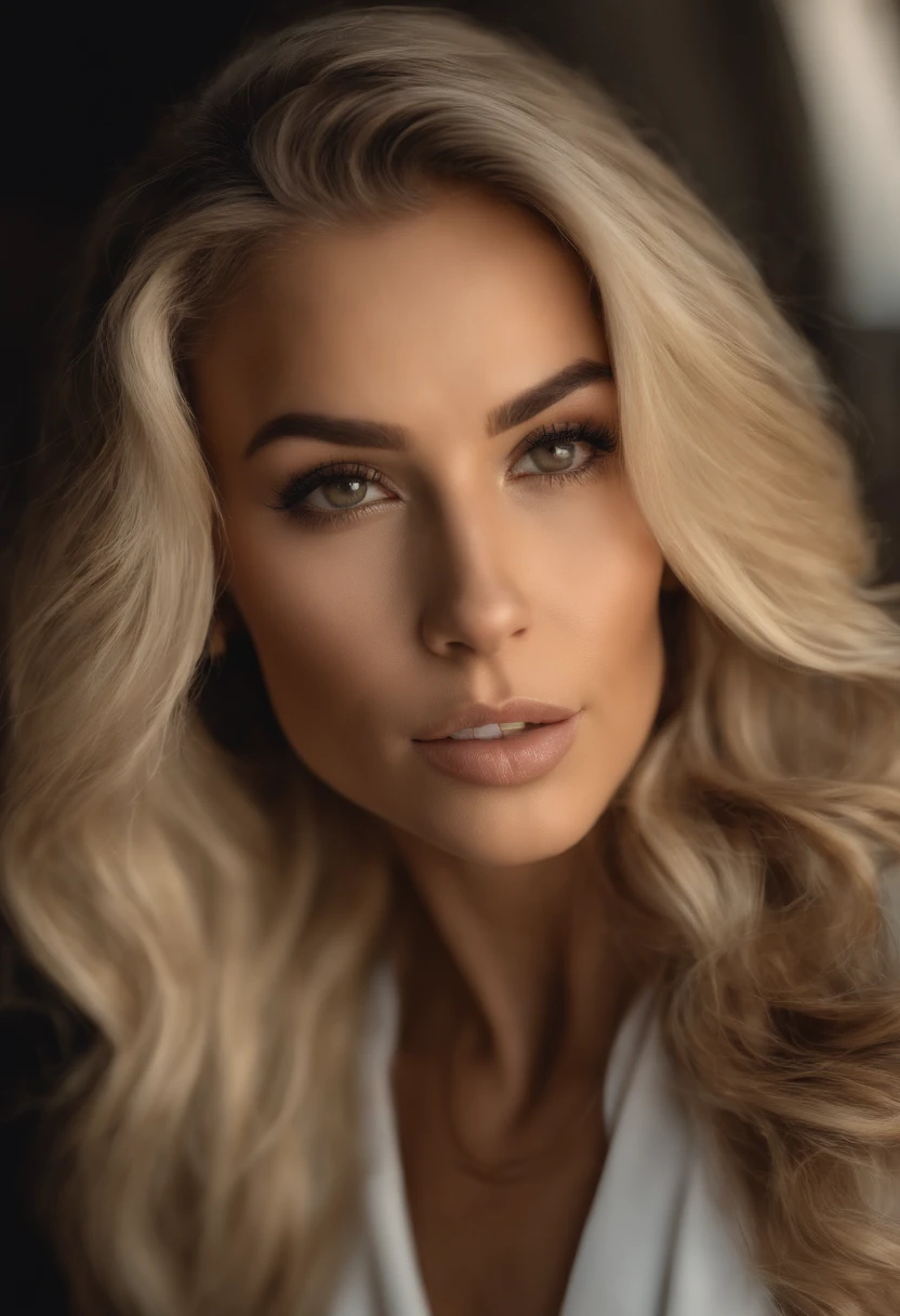 Mulher loira com cabelo longo e top branco olhando no espelho, mulher loira bonita, foto retrato suave 8 k, uma loira linda, mulher loira, Blonde and attractive features, menina loira bonita, foto de uma mulher bonita, loira mulher jovem bonita, Deusa loira, 4K fotografia de glamour, close up de uma mulher loira, mulher sueca loira, ??????????? com cabelo loiro longo