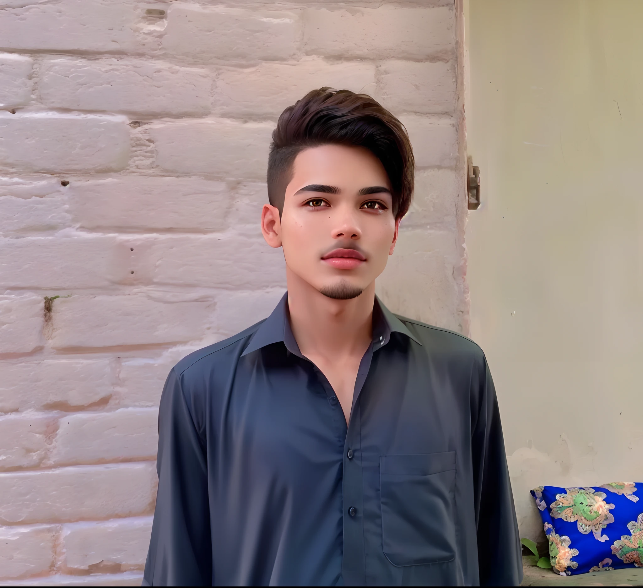 Oily skin, enhance, 4k, Hd result, boy, brown eyes,