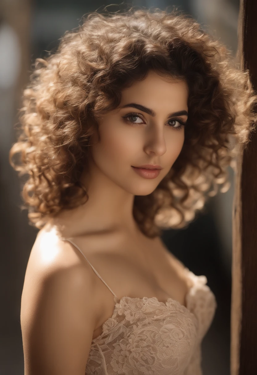 Three 20 years old iranian schoolgirls, topless, naked, boobs visible, with very short curly hair, big boobies, wearing skirt and chocker, no makeup, innocent look, kneelin on the floor (kneeling) (very detailed skin, natural skin imperfections, skin pores, vellus hair, very detailed eyes, very detailed hair, very detailed boobs, detailed tits) (masterpiece, RAW, 16mm, from top, from above, POV) (very short hair, curly hair)