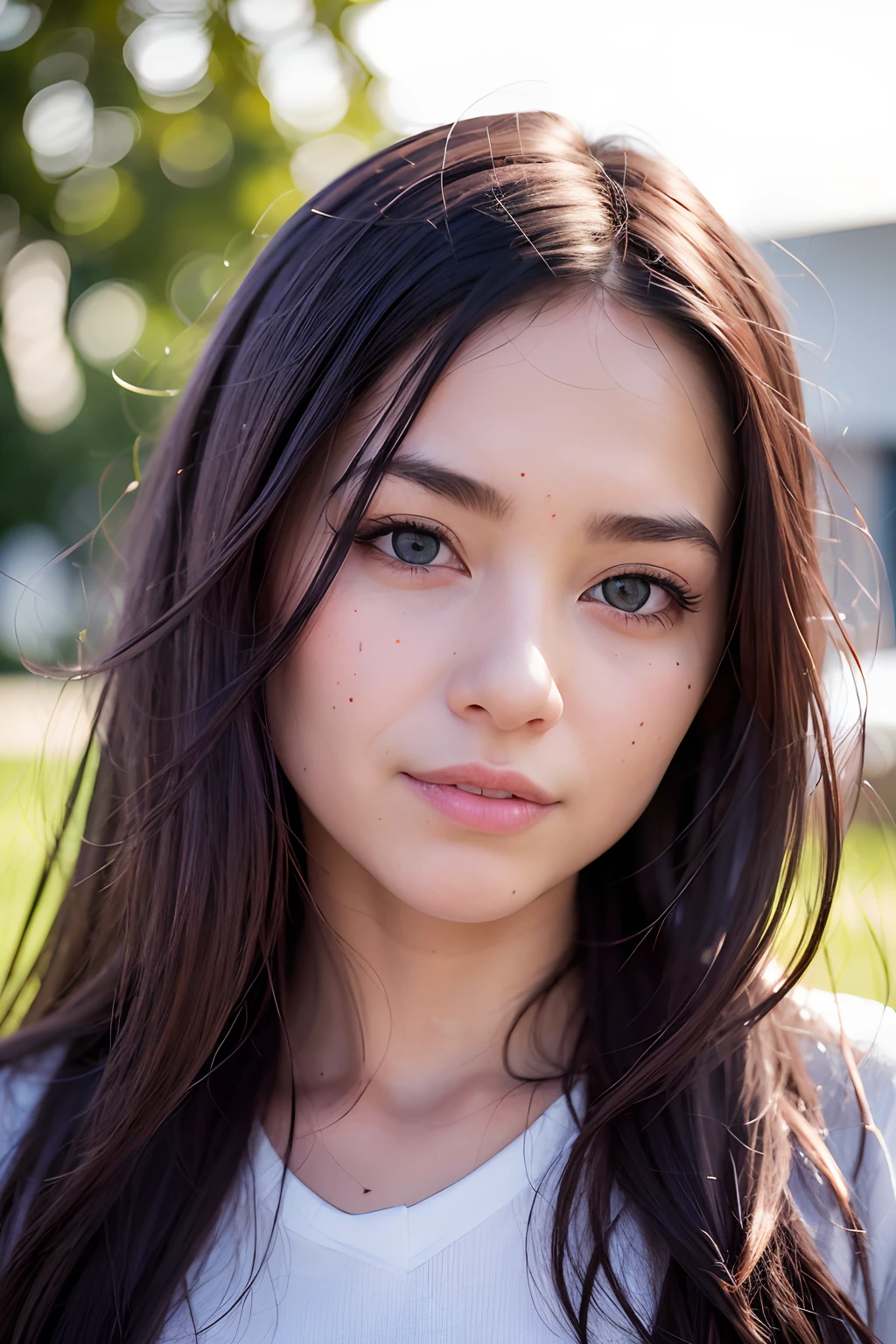 (8k, best quality, masterpiece: 1.2), (realistic, realistic: 1.37), super detailed, 1 girl, cute, solo, beautiful detailed sky, forest, night, sitting, (nose blush), (smile): 1.15), (shut up), mid-chest, beautiful delicate eyes, (collar shirt: 1.1), night, wet professional wear, rain, (long hair: 1.2), pureerosface_v1, forest, finger details, beautiful delicate face,