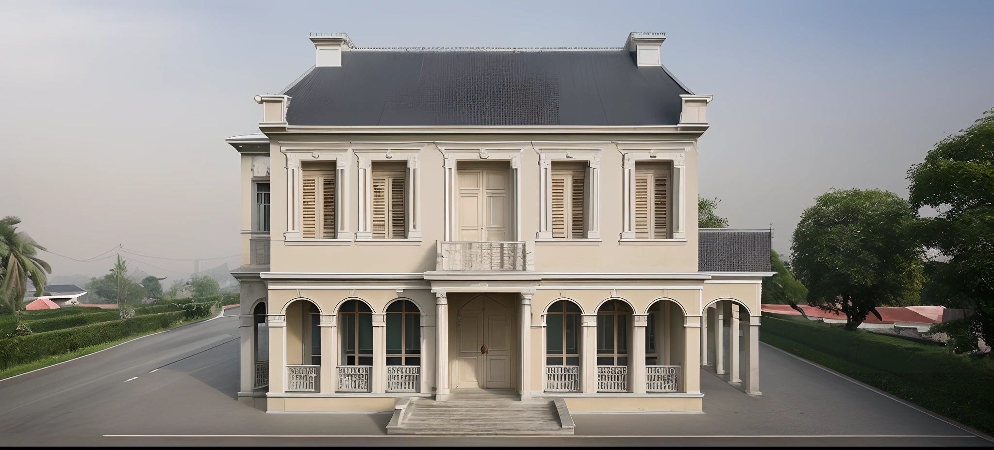 Photography, House, (French classic style in Viet Nam) , Architecture, Viet Nam - French classic,