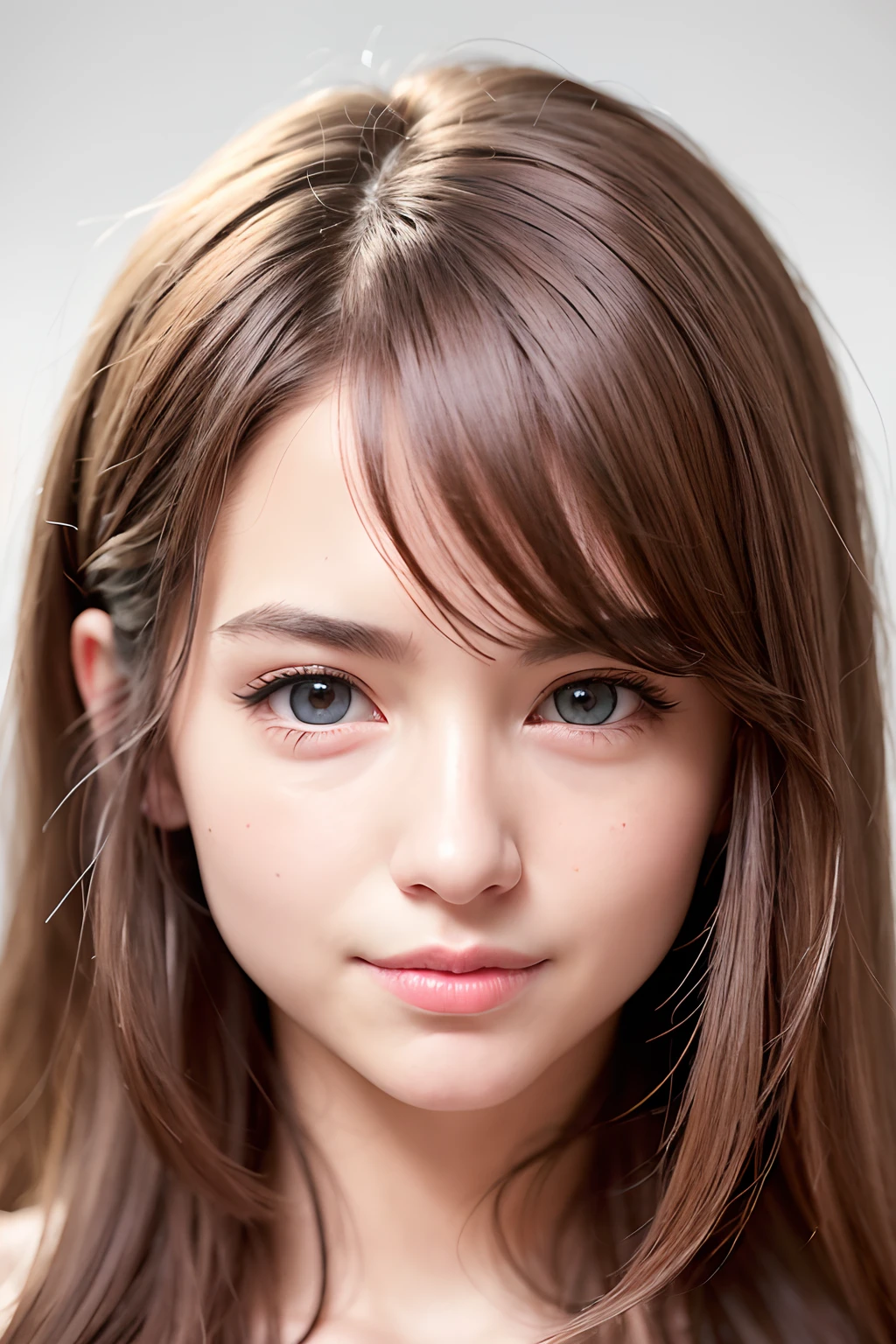 (realistic, photo-realistic:1.37),(8k, RAW photo, best quality, masterpiece:1.2), cute, ultra-detailed,heart-shaped pupils,physically-based rendering, ultra high res, kodakvision color, shot on Arricam LT Camera, bokeh, sharp focus,
looking at viewer,photorealistic,realistic, solo, photorealistic, best quality,extremely detailed face,extremely detailed eyes and face, beautiful detailed eyes,absurdres, incredibly absurdres,haunting smile,Messy hair, floating hair, ,